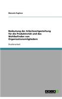 Bedeutung der Arbeitszeitgestaltung für die Produktivität und das Wohlbefinden von Organisationsmitgliedern