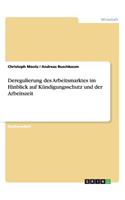 Deregulierung des Arbeitsmarktes im Hinblick auf Kündigungsschutz und der Arbeitszeit