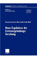 Neue Ergebnisse Der Existenzgründungsforschung