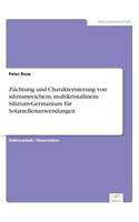 Züchtung und Charakterisierung von siliziumreichem, multikristallinem Silizium-Germanium für Solarzellenanwendungen: (German)