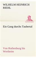 Ein Gang Durchs Taubertal: (German)
