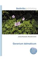 Geranium Dalmaticum: (English)