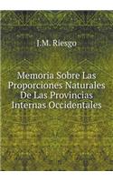 Memoria Sobre Las Proporciones Naturales De Las Provincias Internas Occidentales