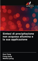 Sintesi di precipitazione non acquosa allumina e la sua applicazione