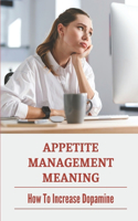Appetite Management Meaning