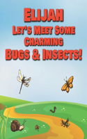 Elijah Let's Meet Some Charming Bugs & Insects!: Personalized Books with Your Child Name - The Marvelous World of Insects for Children Ages 1-3