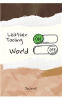 Leather Tooling On Word Off Journal