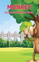 Monkey Coloring Book For Girls