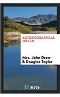 Autobiographical Sketch