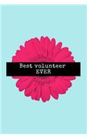 Volunteer appreciation gift - Lined journal appreciation thank you gift for volunteers, 110 pages 6x9 notebook