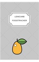 Low Carb Food Tracker: A5 notebook point grid planner journal meal tracker motivational diary fitness plan