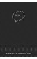 The 6x9 Black Dot Grid Notebook