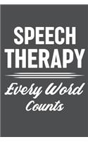 Speech Therapy Every Word Counts