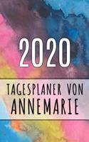 2020 Tagesplaner von Annemarie: Personalisierter Kalender für 2020 mit deinem Vornamen