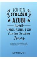 Ich Bin Ein Stolzer Azubi Eines Unglaublich Fantastischen Teams Notizbuch