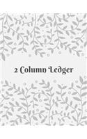 2 Column Ledger