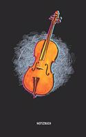 Notizbuch: Liniertes Cello Notizbuch & Schreibheft. Tolle Geschenk Idee Für Cellisten, Cello Musik Liebhaber, Cello Lehrer Und Schüler.