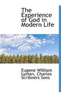 The Experience of God in Modern Life