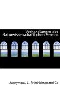 Verhandlungen Des Naturwissenschaftlichen Vereins