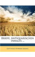 Briefe, Antiquarischen Inhalts. Zweyter Theil: (German)