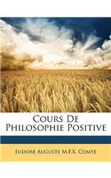 Cours De Philosophie Positive