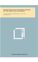 Gypsum Dunes and Evaporite History of the Great Salt Lake Desert: Utah Geological and Mineralogical Survey, No. 2, December, 1962