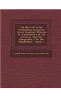 Die Staatskr Fte Der Preussischen Monarchie Unter Friedrich Wilhelm III.