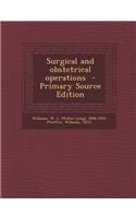 Surgical and Obstetrical Operations