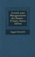 Versuch Einer Munzgeschichte Des Elsasses - Primary Source Edition