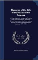 Memoirs of the Life of Martha Laurens Ramsay
