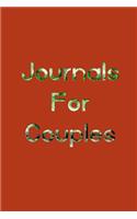 Journals For Couples: Blank Journal Notebook To Write In