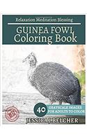 Guinea Fowl Coloring Book for Adults