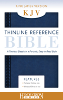 KJV Thinline Reference Bible Midnight Blue: KJV Midnight Blue, Flexisoft Leather Thinline Bible, End of Verse Reference Edition