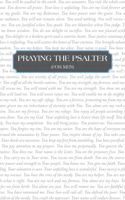 Praying the Psalter (FOR MEN)