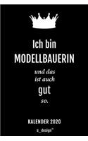 Kalender 2020 für Modellbauer / Modellbauerin