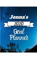 Jenna's 2020 Goal Planner: 2020 New Year Planner Goal Journal Gift for Jenna / Notebook / Diary / Unique Greeting Card Alternative