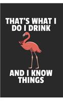 Flamingo Wein Notizbuch