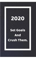 2020 Set Goals And Crush Them: Funny White Elephant Gag Gifts For Coworkers Going Away, Birthday, Retirees, Friends & Family - Secret Santa Gift Ideas For Coworkers - Really Funny