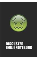 Disgusted Emoji Emoticons Notebook Emoji Notebook, Blank Composition Book, Emoji Notebooks for Girls/Boys, Emoji School Supplies Notebook for School / Teacher / Office / Student