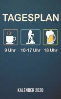 Tagesplan Wandern Kalender 2020: A5 Kalender für ein erfolgreiches Jahr - 110 Seiten - 1 Woche 2 Seiten