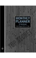 Monthly Planner and Notebook