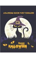 Happy Halloween Coloring Book for Toddlers