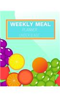 weekly meal planner under 8 age: Meal Prep Planner And Grocery List Weeks of Menu Planning Pages with Weekly Shopping List - Food Calendar - Eat Journal ... Snacks (Day Menu Meal Pl