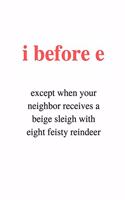 i before e