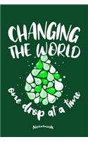 Changing The World One Drop At A Time: Notebook, Diary or Journal Gift for Essential Oil Enthusiasts, Lovers and Experts who Change The World One Drop At A Time with 120 Dot Grid Pages, 6