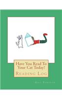 Have You Read To Your Cat Today?