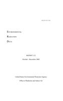 Environmental Radiation Data Report 112 October - December 2002