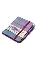 Waverley S.T. (S): Romance Mini with Pen Pocket Genuine Tartan Cloth Commonplace Notebook