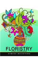 Floristry Floral Coloring Book