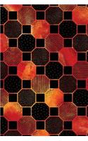 Journal Notebook Dotty Hexagon Pattern 5
